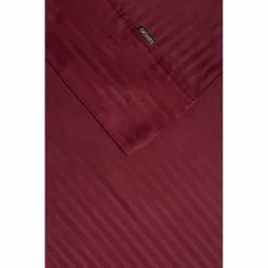 Ramesses 1000 Thread Count Stripe Pima Cotton Sheet Set Burgundy