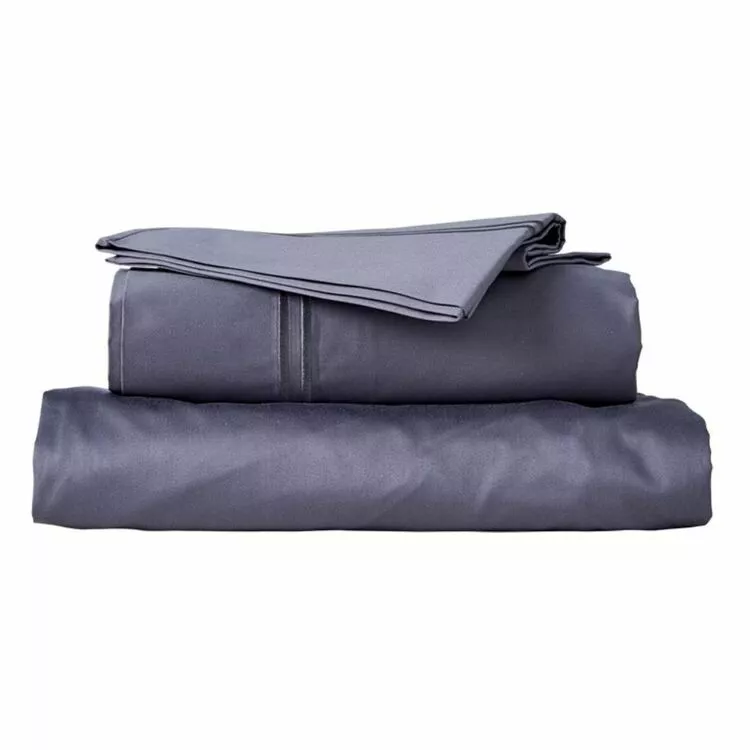 Ramesses 1450 Thread Count Egyptian Cotton Sheet Set Charcoal 4 Ramesses 1450 Thread Count Egyptian Cotton Sheet Set Charcoal - Image 2