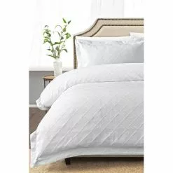 Jane Lamerton Home Acacia Jacquard Quilt Cover Set White