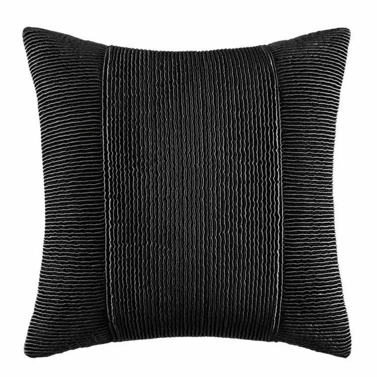 Kas Linea Cushion 50x50cm Black 50 X 50 Cm 3 Kas Linea Cushion 50x50cm Black 50 X 50 Cm