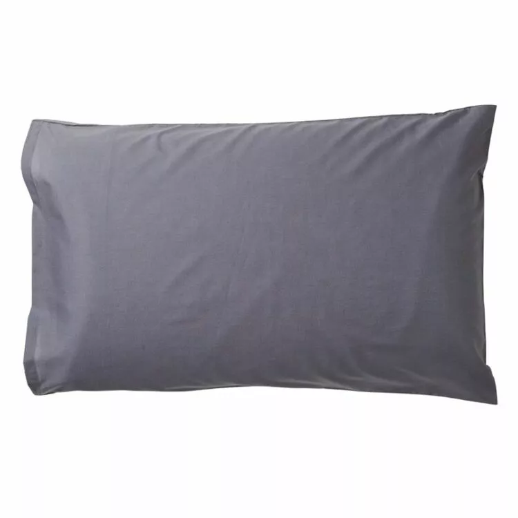 Accessorize Polycotton Standard 2 Pack Pillowcase Charcoal Standard 3 Accessorize Polycotton Standard 2 Pack Pillowcase Charcoal Standard