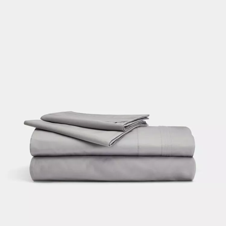 Elysian 700 Thread Count Cotton Sheet Set Grey 4 Elysian 700 Thread Count Cotton Sheet Set Grey - Image 2