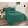 Ramesses Teddy Fleece Comforter Set Queen Bed Alpine Green Queen -Bed Linen store 629178 C 0310 10
