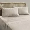 Ardor Embre Linen Look Washed Cotton Sheet Set Grey 1 Ardor Embre Linen Look Washed Cotton Sheet Set Grey -Bed Linen store 629236 C 0020 00