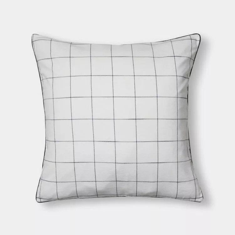 Jane Lamerton Home Juene Jacquard Cotton European Pillowcase Pair White European 5 Jane Lamerton Home Juene Jacquard Cotton European Pillowcase Pair White European - Image 3