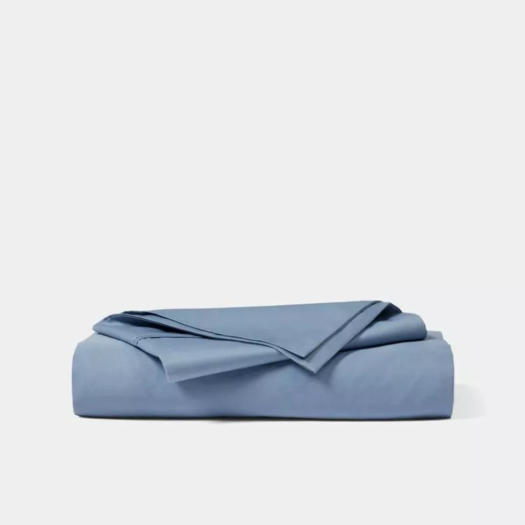 Dri Glo 500 Thread Count Soft Cotton Sheet Set Chambray 4 Dri Glo 500 Thread Count Soft Cotton Sheet Set Chambray - Image 2