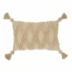 Linen House Solange Cushion 40x60cm Sand 40 X 60 Cm