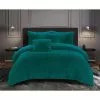 Ramesses Shagg Fleece Comforter Set Teal -Bed Linen store 642421 C 0440 64