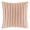 Kas Casita Pleated Velvet Cushion Blush 50 X 50 Cm
