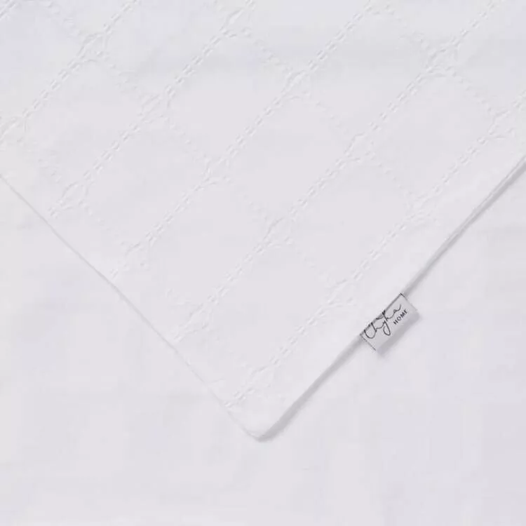 Chyka Home Mills Cotton Jacquard European Pillowcase Pair 65x65cm European 3 Chyka Home Mills Cotton Jacquard European Pillowcase Pair 65x65cm European