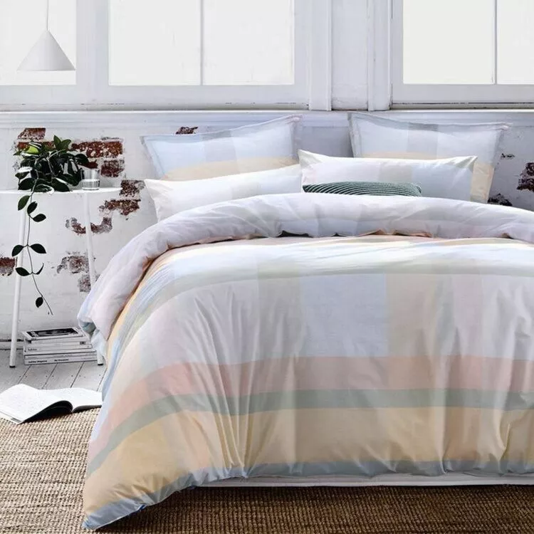 Gainsborough Cambridge Cotton Quilt Cover Set Queen Bed Multicoloured Queen 3 Gainsborough Cambridge Cotton Quilt Cover Set Queen Bed Multicoloured Queen