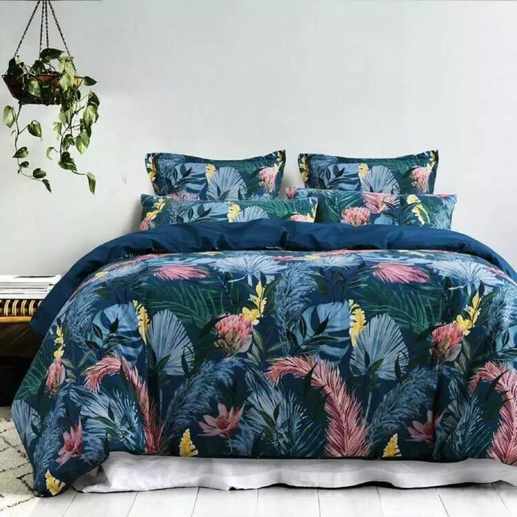 Gainsborough Capacobana Cotton Quilt Cover Set Queen Bed Multicoloured Queen 3 Gainsborough Capacobana Cotton Quilt Cover Set Queen Bed Multicoloured Queen