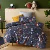 Happy Kids Nature's Forest Glow In The Dark Quilt Cover Set Multicoloured 2 Happy Kids Nature's Forest Glow In The Dark Quilt Cover Set Multicoloured -Bed Linen store BP625332001 multi msc