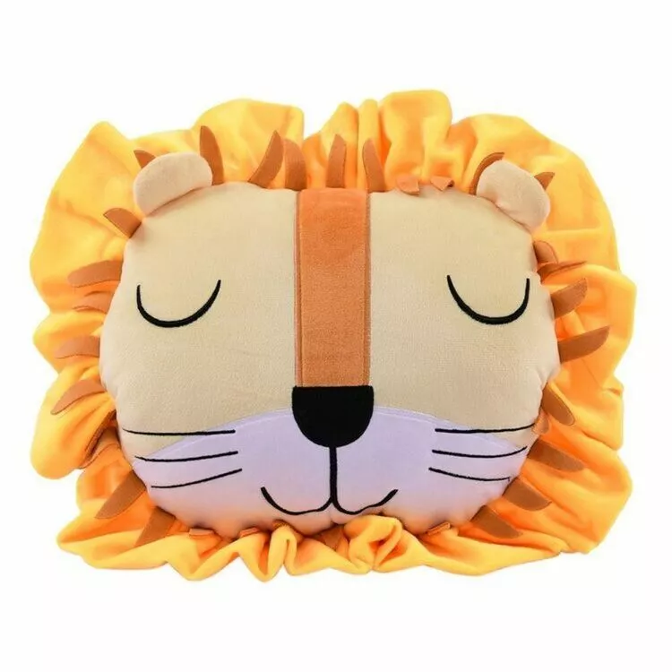 Happy Kids Lion Novelty Throw With Cushion 48x46cm Multicoloured 4 Happy Kids Lion Novelty Throw With Cushion 48x46cm Multicoloured - Image 2