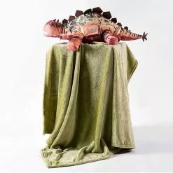 Happy Kids Dino Novelty Throw With Cushion 67x32cm Multicoloured -Bed Linen store BP626526001 multi msc