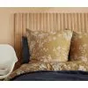 Kas Mika Cotton European Pillowcase Ochre European 1 Kas Mika Cotton European Pillowcase Ochre European -Bed Linen store BP629144001 ochre