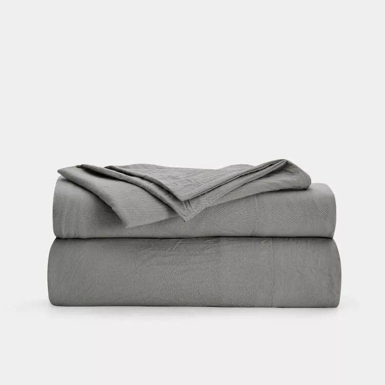 Ardor Vintage Washed Sheet Set King Bed Charcoal King 3 Ardor Vintage Washed Sheet Set King Bed Charcoal King