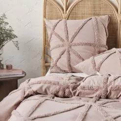 Linen House Clyde European Pillowcase Dusk European