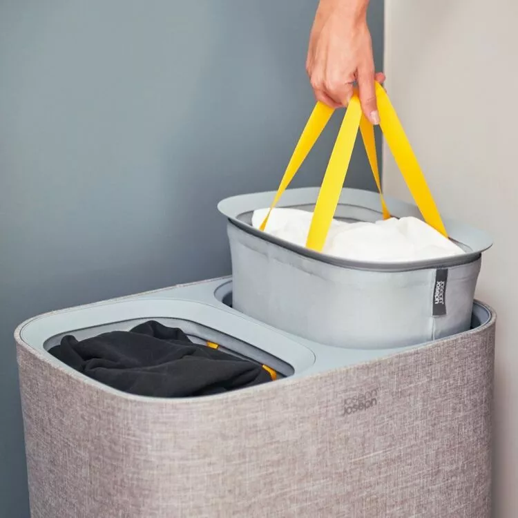 Joseph Joseph Joseph & Joseph Tota 90-Litre Laundry Separation Basket - Grey 5 Joseph Joseph Joseph & Joseph Tota 90-Litre Laundry Separation Basket - Grey - Image 3