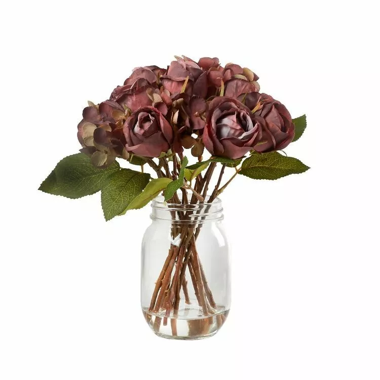 Rogue Rose Bouquet Jar 26 Cm Purple 3 Rogue Rose Bouquet Jar 26 Cm Purple