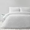 Soren Malika Jacquard Quilt Cover Set White 2 Soren Malika Jacquard Quilt Cover Set White -Bed Linen store BP639631001 white