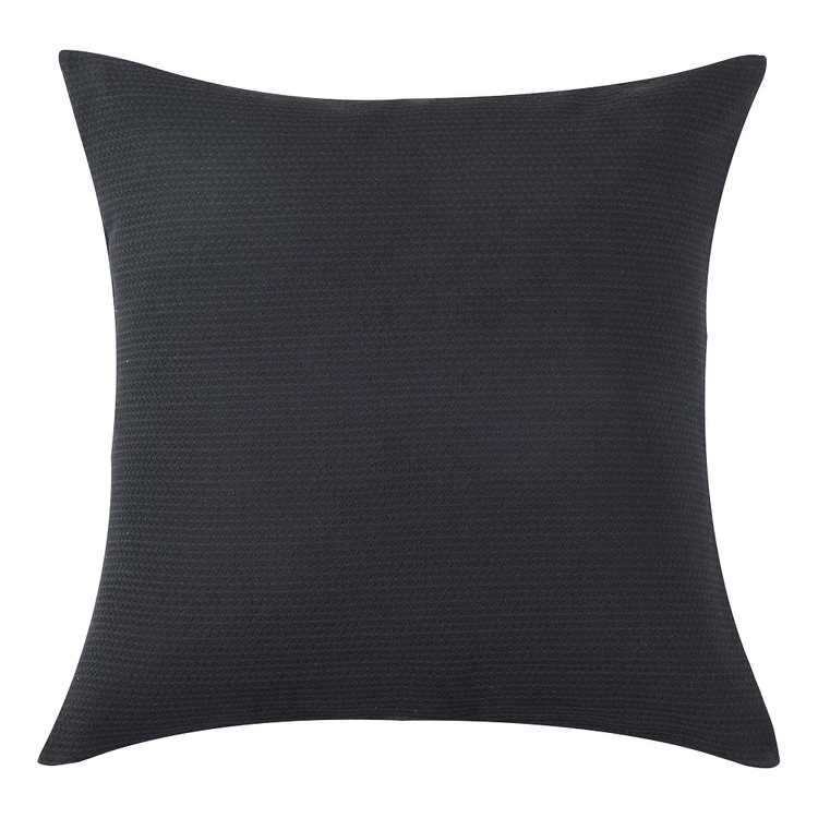 Elysian Capitol Jacquard European Pillowcase Pair Black European 3 Elysian Capitol Jacquard European Pillowcase Pair Black European
