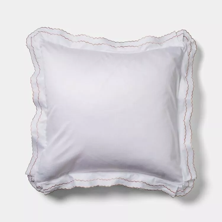 Chyka Home Chyka Sweetheart 300 Thread Count Cotton Sateen European Pillowcase Pair Pink European 3 Chyka Home Chyka Sweetheart 300 Thread Count Cotton Sateen European Pillowcase Pair Pink European