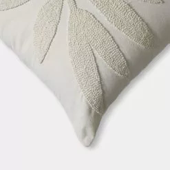 Jane Lamerton Home Jane Lamerton Fern Cushion 50 X 50 Cm White 50 X 50 Cm