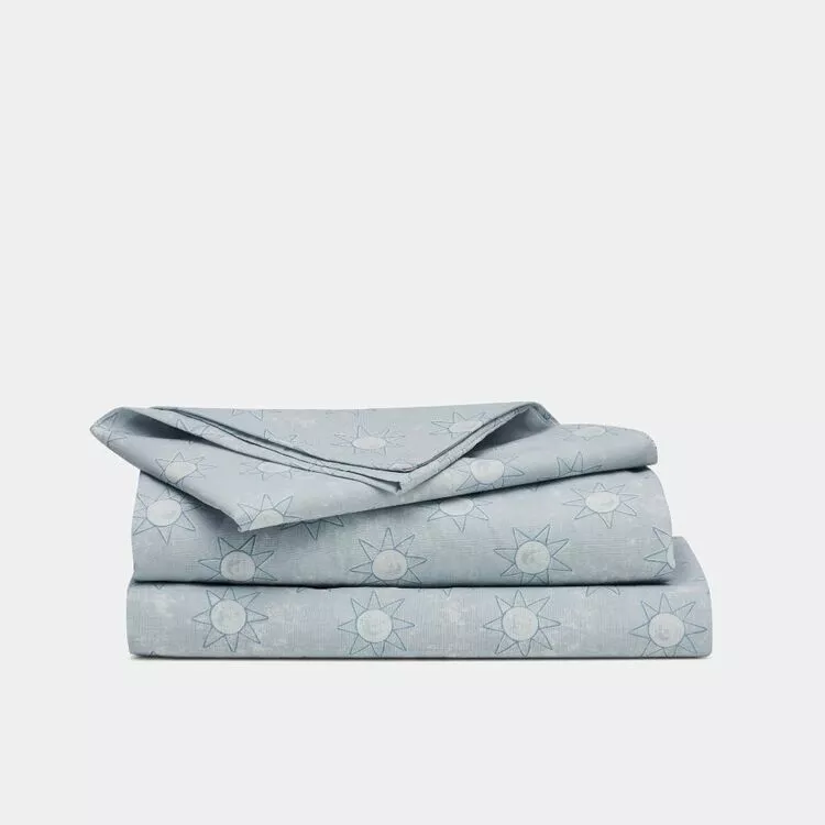 Jelly Bean Kids Suns Cotton Sheet Set Blue 4 Jelly Bean Kids Suns Cotton Sheet Set Blue - Image 2