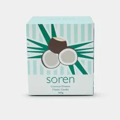 Soren Coconut Dreams Candle 360 G -Bed Linen store BP642252 nc