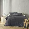 Big Sleep Soft Touch Circle Tufted Quilt Cover Set Charcoal -Bed Linen store BP642440001 charcoal 3