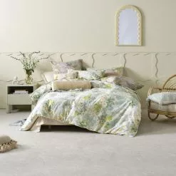 Linen House Meadowland Cotton Sateen Quilt Cover Set Multicoloured