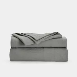 Ardor Vintage Washed Sheet Set Single Bed Charcoal Single