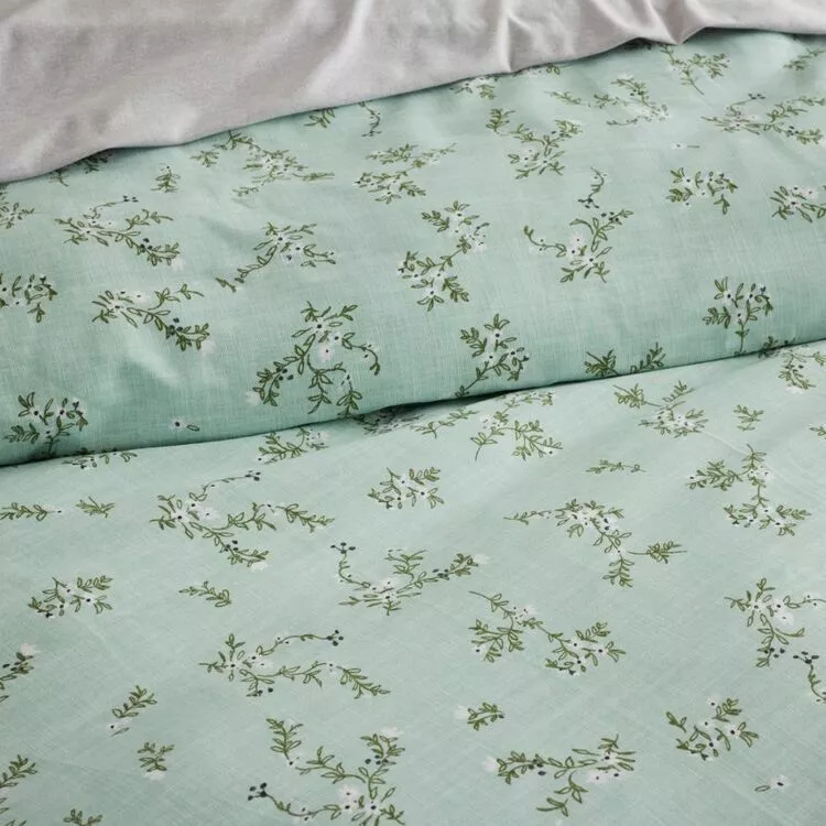 Chyka Home Gardener Textured Cotton Quilt Cover Set Multicoloured 7 Chyka Home Gardener Textured Cotton Quilt Cover Set Multicoloured - Image 5