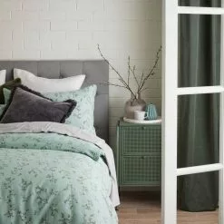 Chyka Home Gardener Textured Cotton Quilt Cover Set Multicoloured