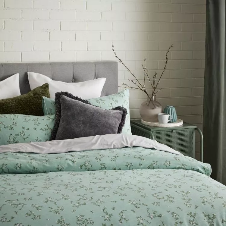 Chyka Home Gardener Textured Cotton Quilt Cover Set Multicoloured 8 Chyka Home Gardener Textured Cotton Quilt Cover Set Multicoloured - Image 6