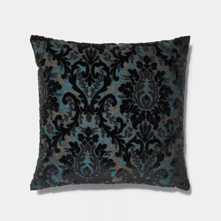Elysian Velvet Scroll Cushion Mocha 50 X 50 Cm 4 Elysian Velvet Scroll Cushion Mocha 50 X 50 Cm - Image 2