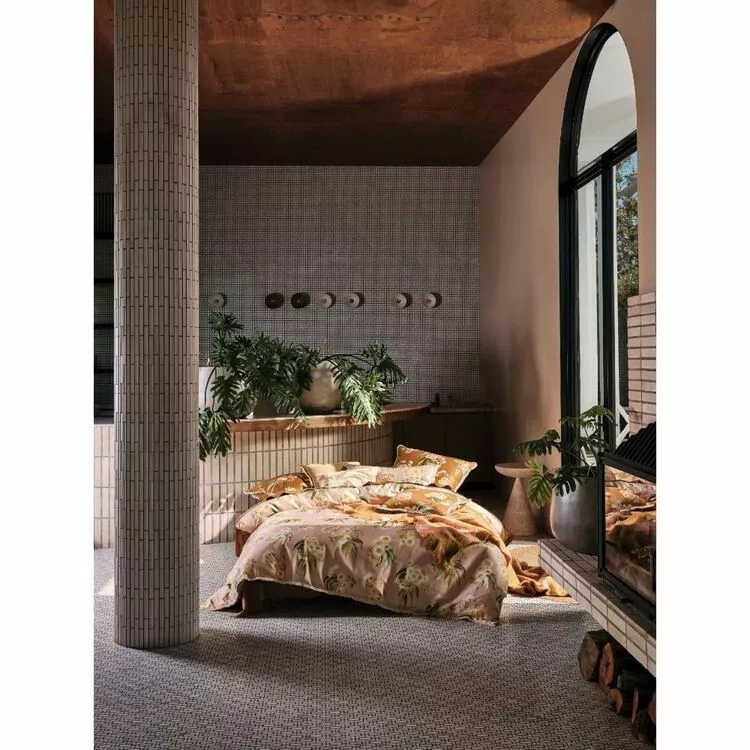 Linen House Olli Cotton Quilt Cover Set Pink 3 Linen House Olli Cotton Quilt Cover Set Pink