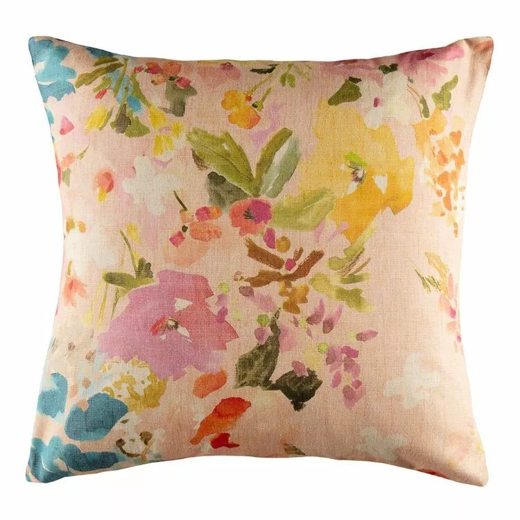 Kas Esme Cushion Multicoloured Floral 50 X 50 Cm 4 Kas Esme Cushion Multicoloured Floral 50 X 50 Cm - Image 2
