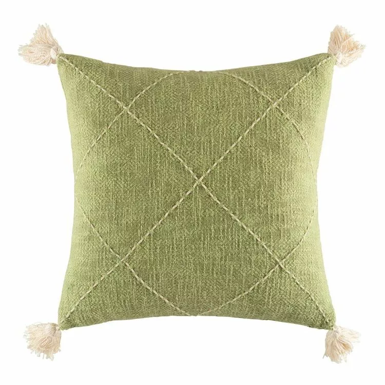 Kas Savi Cushion Olive Olive 50 X 50 Cm 4 Kas Savi Cushion Olive Olive 50 X 50 Cm - Image 2