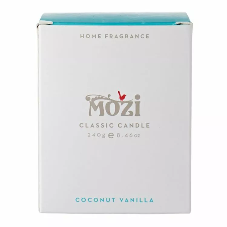 Mozi Classic Vanilla & Coconut Candle 240g 4 Mozi Classic Vanilla & Coconut Candle 240g - Image 2