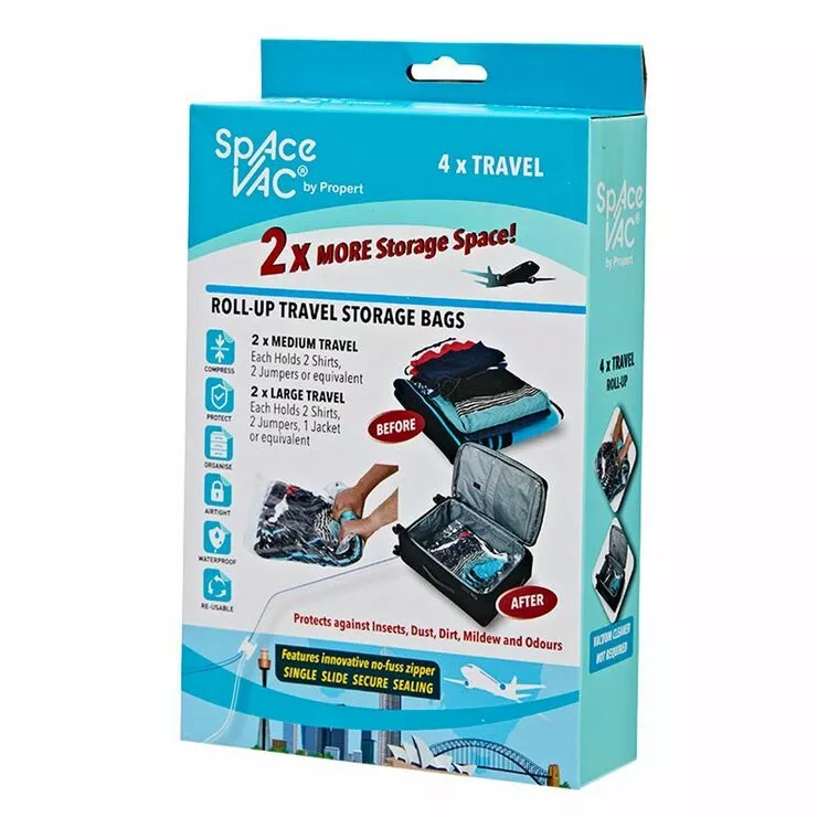 Space Vac Travel Bag X 4 3 Space Vac Travel Bag X 4