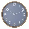 Amalfi Leonard Wall Clock Blue/White/Natural 41.5x5.5x41.5cm -Bed Linen store SP 613910