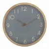 Amalfi Riley Wall Clock Natural/Grey 32.5x32.5cm 2 Amalfi Riley Wall Clock Natural/Grey 32.5x32.5cm -Bed Linen store SP 613912