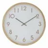 Amalfi Leonard Wall Clock Natural/White 41.5x41.5x5.5cm 1 Amalfi Leonard Wall Clock Natural/White 41.5x41.5x5.5cm -Bed Linen store SP 619658