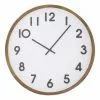 Amalfi Leonard Wall Clock Brown/White/Black 41.5x5.5x41.5cm 1 Amalfi Leonard Wall Clock Brown/White/Black 41.5x5.5x41.5cm -Bed Linen store SP 620227