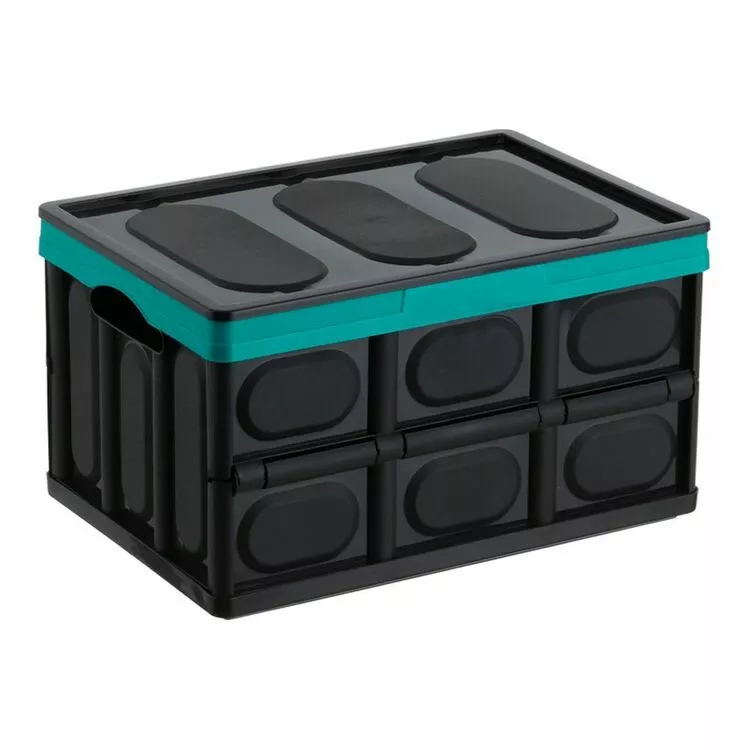 Seymours Collapse-A Storage Crate 23L Teal 3 Seymours Collapse-A Storage Crate 23L Teal