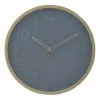 Emporium Hildie Wall Clock 30.5x4.1x30.5cm Blue/Natural