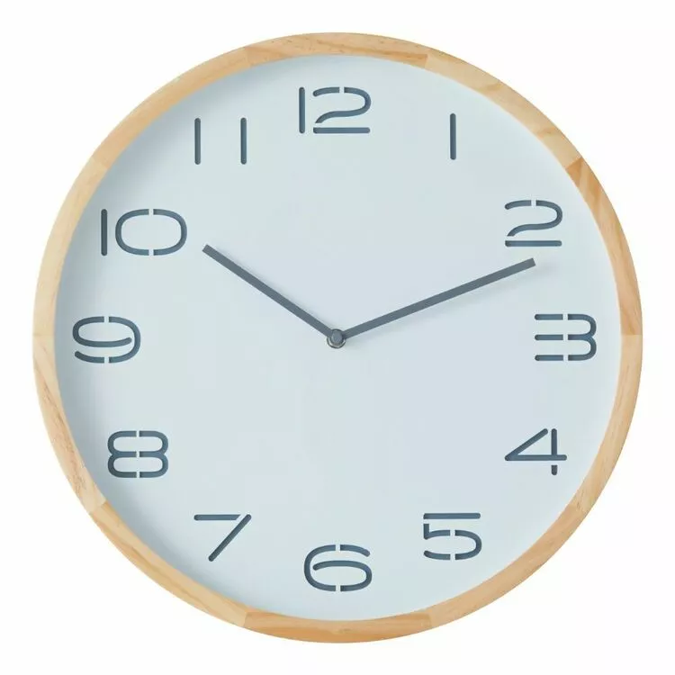 Amalfi Leni Wall Clock Natural & White 41.5 X 5 X 41.5 Cm 3 Amalfi Leni Wall Clock Natural & White 41.5 X 5 X 41.5 Cm