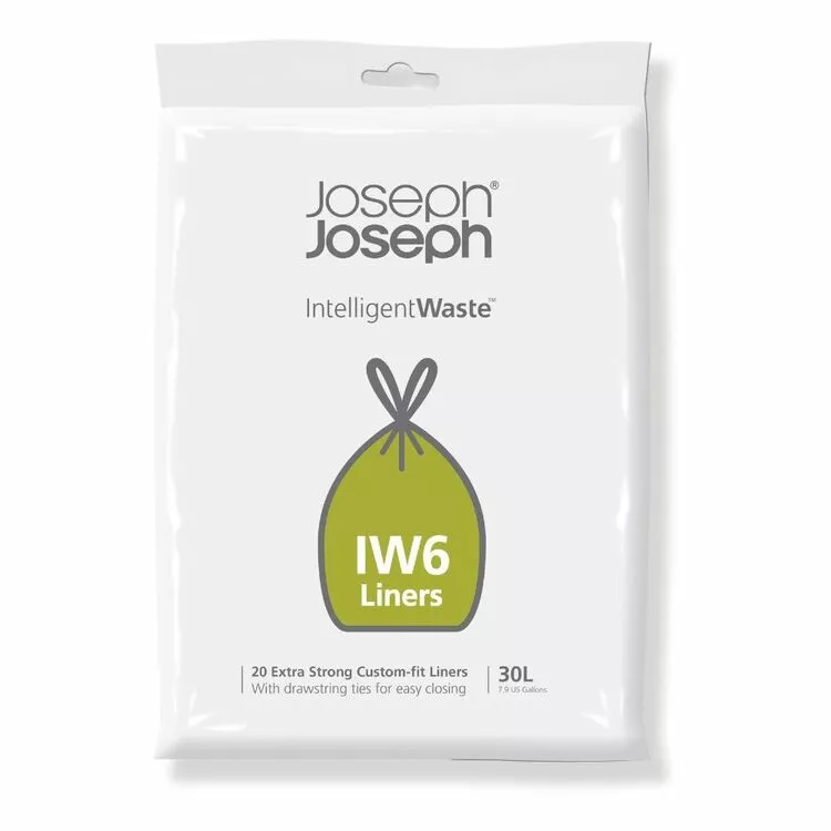 Joseph Joseph IW6 30 Litre Custom-Fit Bin Liners (20 Pack) 3 Joseph Joseph IW6 30 Litre Custom-Fit Bin Liners (20 Pack)